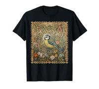 Estilo de Artes y Manualidades botánicas de Blue Songbird Camiseta