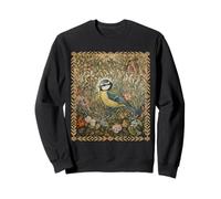 Estilo de Artes y Manualidades botánicas de Blue Songbird Sudadera