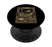 Estilo de Carta del Tarot del horóscopo del Zodiaco Sagitario PopSockets PopGrip Adhesivo