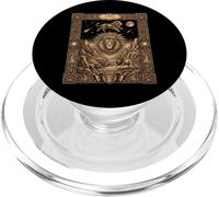Estilo de Carta del Tarot del símbolo de la astrología del Zodiaco Leo PopSockets PopGrip para MagSafe