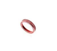 Estilo De Coche Interior Consola Central Interruptor Perilla Multimedia Decoración Circular Cubierta Embellecedora Para Audi A3 8V S3 2013-2018 pegatinas(rojo)