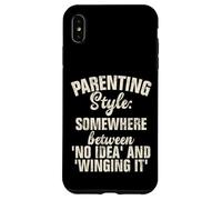 Estilo de crianza en algún lugar entre ninguna idea y Winging it Carcasa para iPhone XS Max