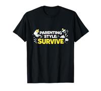 Estilo de crianza Sobrevive Funny Parent Reality Identity Camiseta