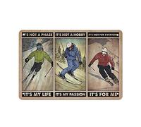 Estilo de esquí Apres Ski Pared Cartel de chapa de metal para el hogar Bar Pub Cocina Arte de la pared Deocr Man Cave Vintage Cartel de metal Cartel Placa Signos Citas Signo