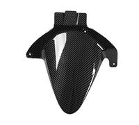 Estilo de fibra de carbono de guarbarros trasero Durable ABS Construction Rocas motocicletas de la motocicleta trasera de los neumáticos de lúgubre reemplazo de protección para (Estilo de fibra de