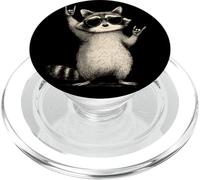 Estilo de Gafas de Sol Rock On Raccoon PopSockets PopGrip para MagSafe