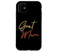 Estilo de guion de Goat Mum Funny Mum Carcasa para iPhone 11