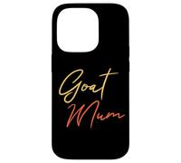 Estilo de guion de Goat Mum Funny Mum Carcasa para iPhone 14 Pro