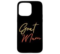 Estilo de guion de Goat Mum Funny Mum Carcasa para iPhone 15 Pro Max