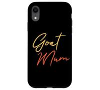 Estilo de guion de Goat Mum Funny Mum Carcasa para iPhone XR
