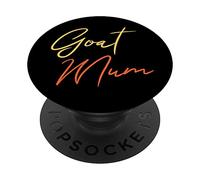 Estilo de guion de Goat Mum Funny Mum PopSockets PopGrip Adhesivo