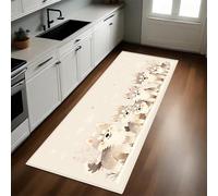 Estilo De Ilustración Alfombra de Cocina 60 x 180 cm Husky de Dibujos Animados Antideslizante y Lavable, Camino Multiusos Resistente al Desgaste, Antimanchas, Ideal para Bajo Fregadero y Fogones