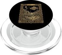 Estilo de la Carta del Tarot del horóscopo del Zodiaco de PIS PopSockets PopGrip para MagSafe