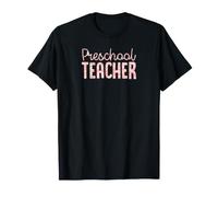 Estilo de patrón de Estampado de Leopardo Colorido para Maestros preescolares Camiseta