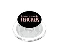 Estilo de patrón de Estampado de Leopardo Colorido para Maestros preescolares PopSockets PopGrip para MagSafe