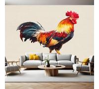 Estilo De Pintura Al óLeo Fotomurales 450x315 cm Pintura de gallo Papel pintado tejido no tejido Decoración de Pared decorativos Murales Bar Dormitorio Fondo de Pared