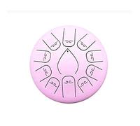 Estilo de tambor de lengua de de 11 notas de 12 pulgadas con instrumento de percusión de bolso escolar de música de mazo (Color : D)