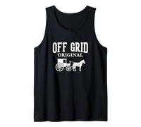 Estilo de Vida Amish Original de Off Grid Camiseta sin Mangas