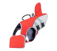 Estilo de Vida de los Animales - Chaleco de Seguridad de Cachorro, Rescate Flotante para Cachorros - Ajuste de Alta Visibilidad Chaleco Salvavidas para Lagos, estanques y Piscinas - Naranja y Rojo