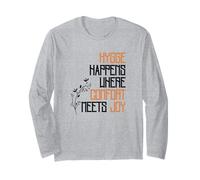 Estilo de Vida Hygge Donde la Comodidad se UNE a la alegría, Acento Floral Manga Larga