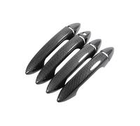 Estilo Decorativo para Accord Novena Generación 2013-2017 Protector De Tirador Monotúnel Accesorios Antiarañazos para Marcos Y Cazoletas De Puerta(Patrón de Fibra de Carbono)