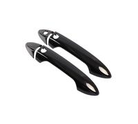 Estilo Decorativo para Accord Novena Generación 2013-2017 Protector De Tirador Monotúnel Doble Inteligente Accesorios Antiarañazos para Marcos(2 Doors Bright Black)