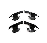 Estilo Decorativo para Toyota Agya 2023-2024 Volante Derecho Manija De Puerta Doble Inteligente Monoorificio Antiarañazos Accesorios Coche(Blade Door Bowl Bright Black B)