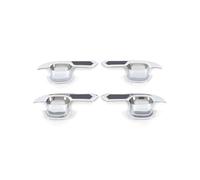 Estilo Decorativo para Toyota Agya 2023-2024 Volante Derecho Manija De Puerta Doble Inteligente Monoorificio Antiarañazos Accesorios Coche(Blade Door Bowl Plating)