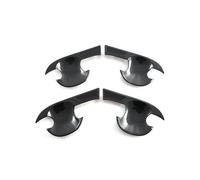 Estilo Decorativo para Toyota Agya 2023-2024 Volante Derecho Manija De Puerta Doble Inteligente Monoorificio Antiarañazos Accesorios Coche(Blade Door Bowl Carbon Fiber)