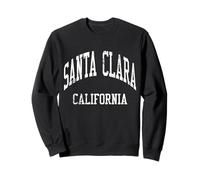 Estilo Deportivo Universitario Retro de los 70 en Santa Clara California Sudadera