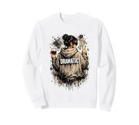 Estilo dramático del Arte Callejero del Graffiti para Amantes del Vino Sudadera