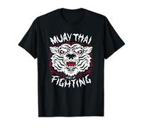 Estilo feroz de lucha de boxeo tailandés para kickboxing Muay Thai Camiseta