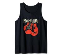 Estilo feroz de lucha de boxeo tailandés para kickboxing Muay Thai Camiseta sin Mangas
