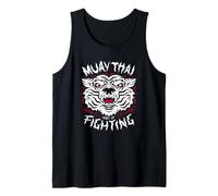 Estilo feroz de lucha de boxeo tailandés para kickboxing Muay Thai Camiseta sin Mangas