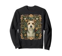 Estilo Jack Russell Terrier William Morris de Pelo Duro Sudadera