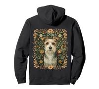 Estilo Jack Russell Terrier William Morris de Pelo Duro Sudadera con Capucha