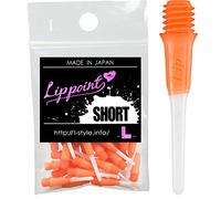 Estilo L (Estilo L) Labio Punto Pendiente Corto Naranja 30pcs ott1106