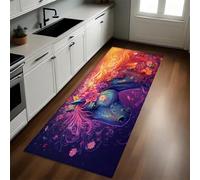 Estilo Mandala Alfombras de Cocina Flores, Animales, Caballos 40 x 120 cm Antideslizantes, Alfombras Modernas Lavables para Pasillo, Comedor y Entrada