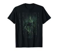Estilo Matrix Cat Art Camiseta