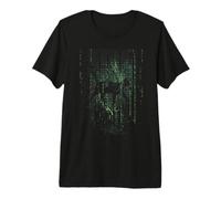 Estilo Matrix Cat Art Camiseta Premium