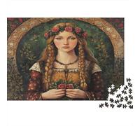 Estilo Medieval 1000 Piezas Rompecabezas para Adultos Diosa del cortejo para Amantes O Amigos Imposable 1000pcs (75x50cm)