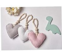 Estilo nórdico Bolas de Madera del corazón Adornos del colector del sueño de los niños de decoración de Interior Colgar de la Pared de Las Muchachas de Tiendas de campaña Decorativo