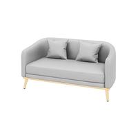 Estilo nórdico Celebridad de Internet Negociación ocio for dos personas Comedor Bar Cabina Sofá Combinaciones mesa y silla for cafetería comida occidental, tienda té con leche, postres(Gray,2 seater)