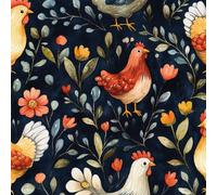 Estilo Pastoral Pelar Pegar Papel Pintado 45X2000CM Flores Hierba Pollo Impermeable Espesamiento Autoadhesivo Papel Pared para Sala Estar Habitacion Muebles Muro Decoracion Murales