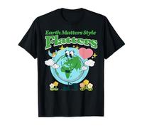 Estilo Planeta Tierra Vibra con Positividad Camiseta