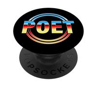 Estilo Poeta Retro PopSockets PopGrip Adhesivo