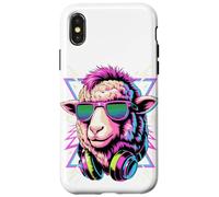 Estilo Punk Época Oveja Gafas de Sol Cordero Corderitos Carcasa para iPhone X/XS