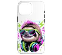Estilo Punk Época Perezoso Gafas de Sol Oso Perezosos Carcasa para iPhone 16 Pro MAX