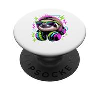 Estilo Punk Época Perezoso Gafas de Sol Oso Perezosos PopSockets PopGrip Adhesivo