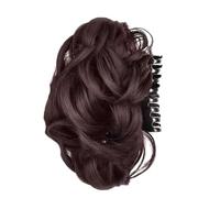 Estilo Rápido Ligero Caótico Rizado Moño Cabello Garra De Fibra Calentadora Moños Para Mujeres Casual Oficina Fiesta